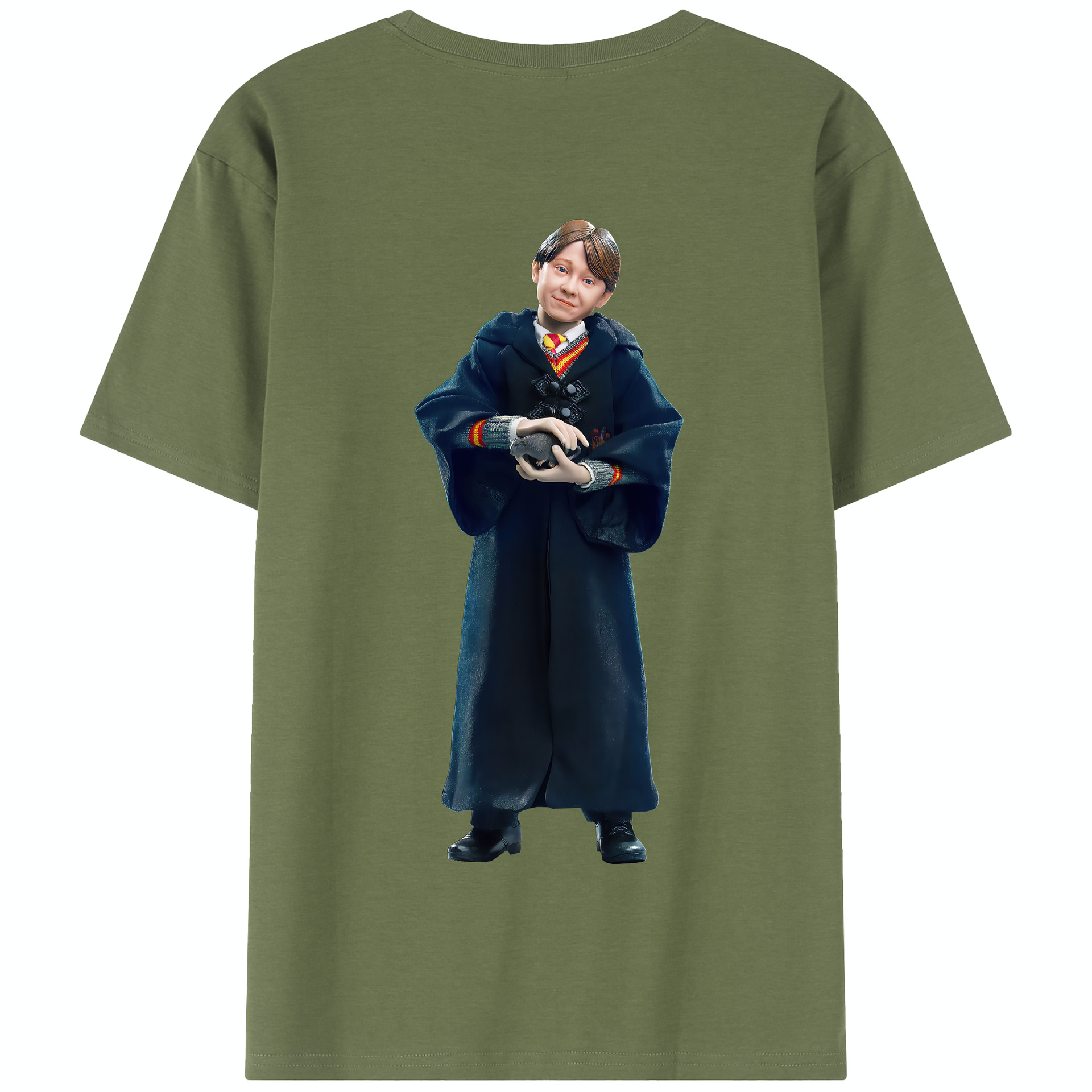 （画像用） Harry Potter ハリー・ポッターシリーズ 綿100％半袖Tシャツ（背面プリント）
